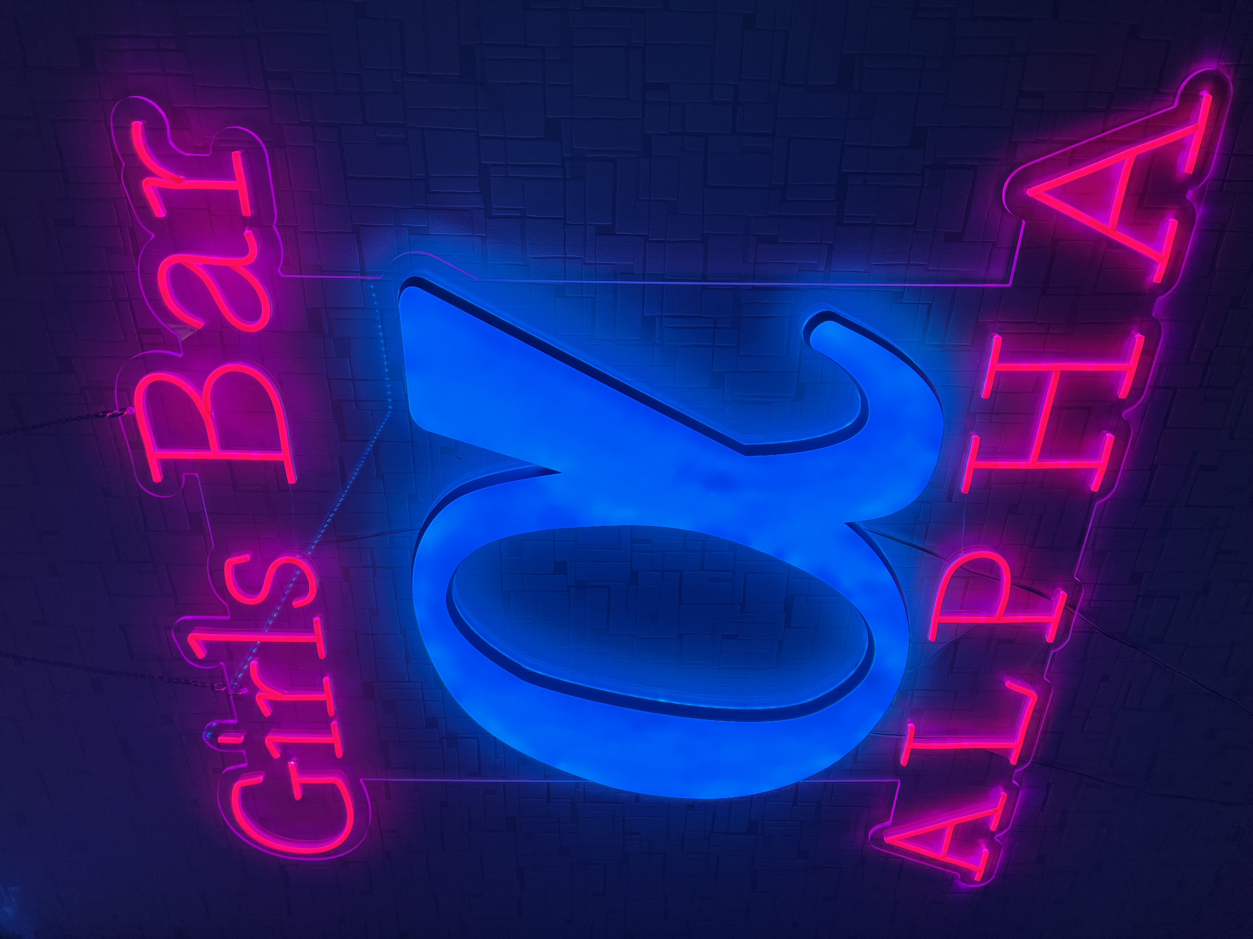 Girls Bar Alpha Neon Sign